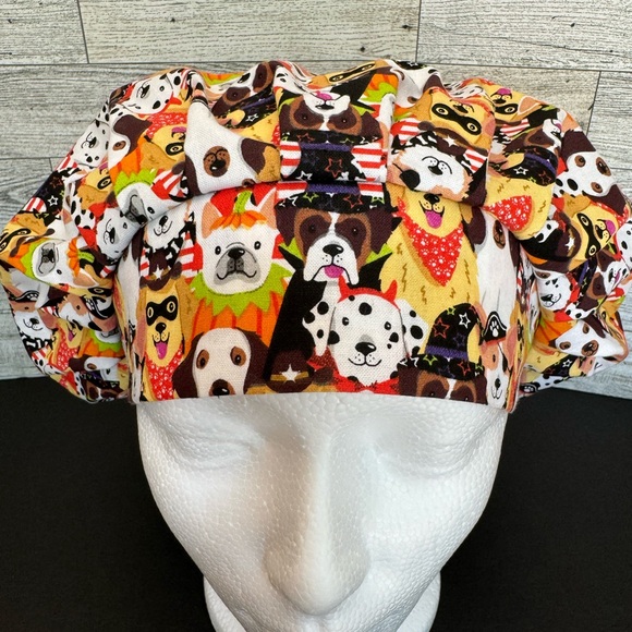Dogs in Costumes Bouffant Scrub Cap - Picture 3 of 4